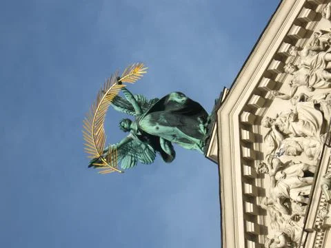 Architectural landmarks of cities Stock Photos