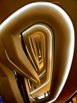 Architectural levels within a building Stock Photos