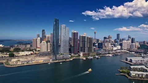 Architectural Marvels Showcasing Modern Design Through Sleek Glass Skyscrapers Stock-Footage 323794870