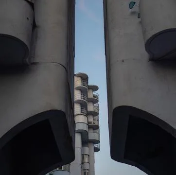 Architectural Marvels: Unique Structural Design Featuring Contemporary Shap.. Stock Photos
