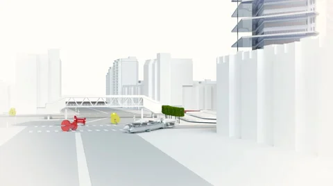 Architectural model Stock Footage 43261202