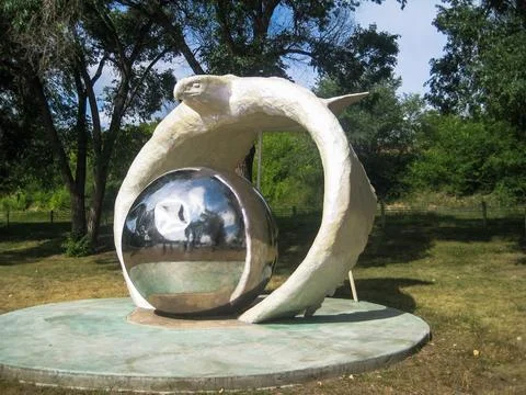 Architectural monument eagle Foto stock