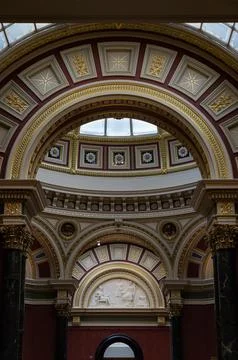 Architectural Neoclassical style found within the Barry Rooms of the Nation.. 스톡 사진