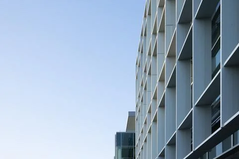 Architectural pattern against blue sky Stock Photos