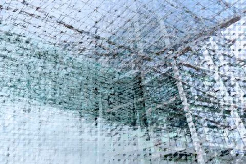Architectural pattern with glass for backgrounds 스톡 일러스트