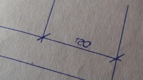 Architectural Plan Of A Building 13 Stock Footage 35787669