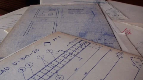 Architectural Plan Of A Building 15 Stock Footage 35787790