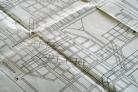 Architectural plan Stock Photos