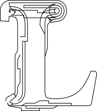Architectural project font, technical draw style alphabet. Geometrical typo.. Illustrazione stock