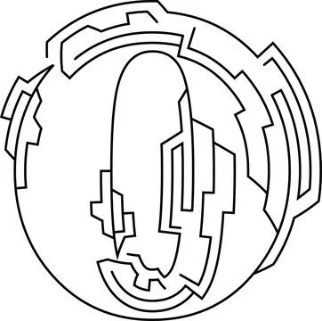 Architectural project font, technical draw style alphabet. Geometrical typo.. Stock Illustration