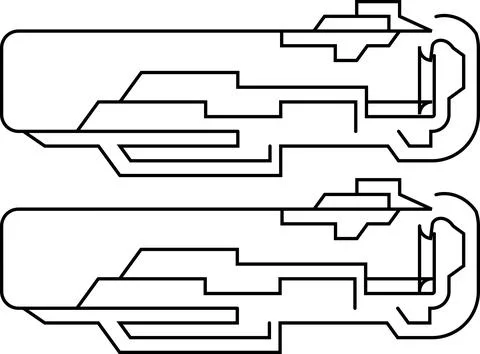 Architectural project font, technical draw style alphabet. Geometrical typo.. Stock Illustration