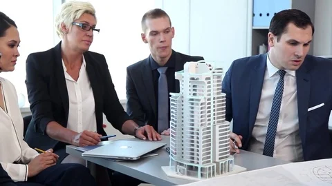 Architectural Project Needs Some Work Stock Footage 71094625