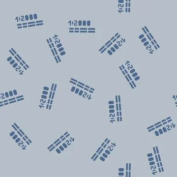 Architectural scale drafter glyph vector seamless pattern Illustrazione stock