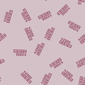 Architectural scale drafter line vector seamless pattern Illustrazione stock