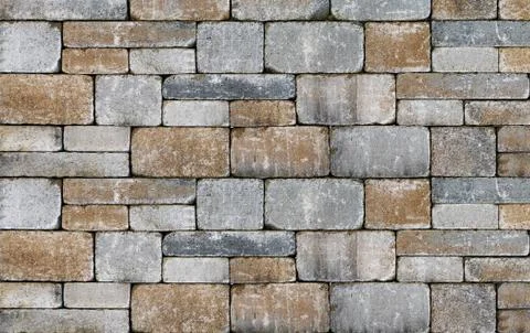 Architectural stone facing as a background image. Stock Photos