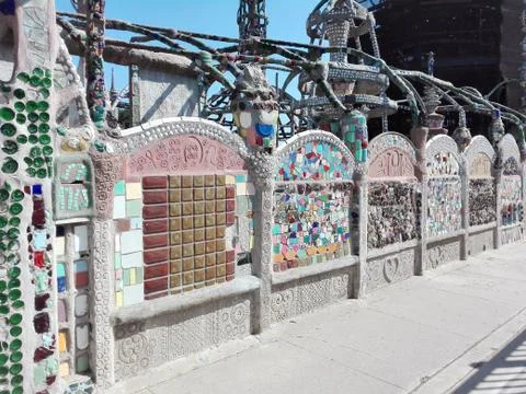 Architectural structures WATTS TOWERS by Simon Rodia, LOS ANGELES Stock-Fotos