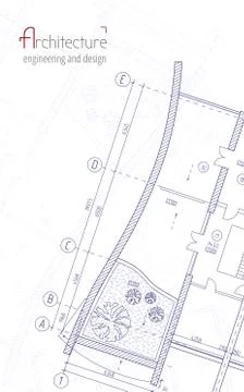 Architectural vector background Stock Illustration