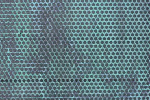 Architectural vintage texture, rustic micro perforated panel Stock Photos