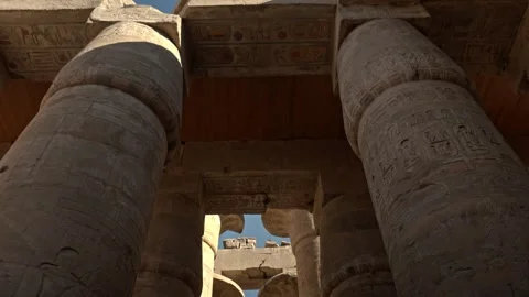 Architectural Zenith: The Great Stone Beams of Karnak Видео 330865397