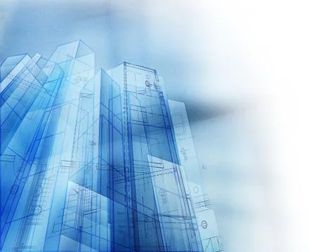 Architecturall Concept Illustrazione stock