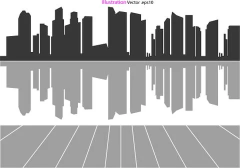 Architecture abstract, 3d illustration Illustrazione stock