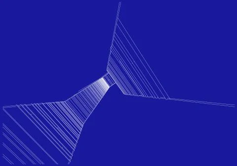 Architecture abstract, 3d illustration 스톡 일러스트