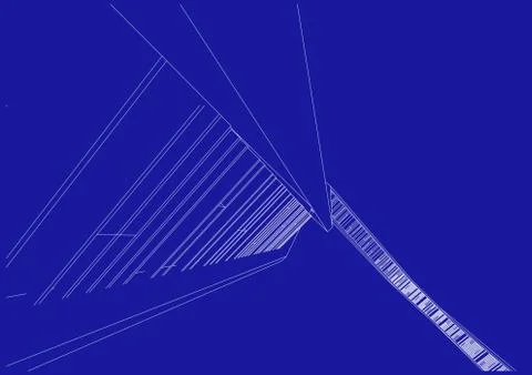 Architecture abstract, 3d illustration Stock Illustration