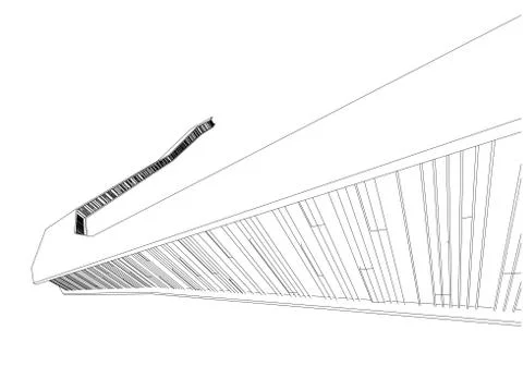 Architecture abstract, 3d illustration Stock Illustration