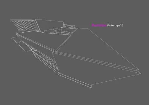 Architecture abstract, 3d illustration Stock Illustration