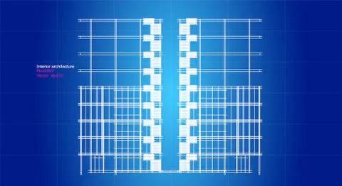 Architecture abstract, 3d illustration vector Stock Illustration