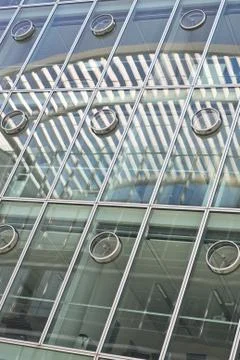 Architecture with abstract reflections Stock Photos