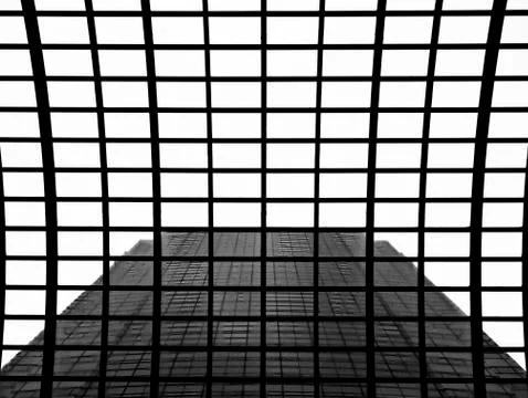 Architecture abstract of skyscraper Stock Photos