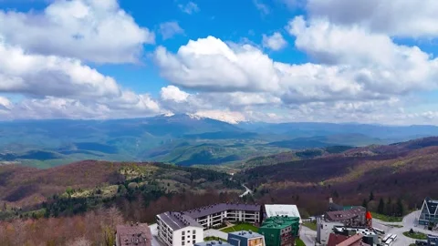 Architecture Among the Peaks Stock Footage 296613853