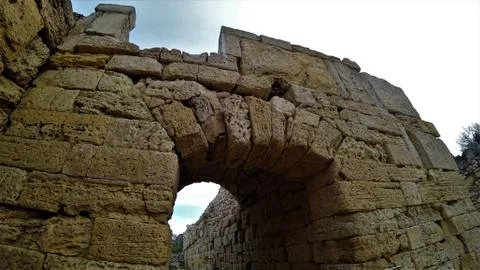 The architecture of the ancient city Stock Photos