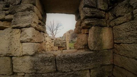 The architecture of the ancient city Stock Photos