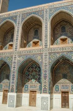The architecture of ancient Samarkand Stock Photos