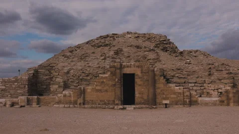 The Architecture Of Ancient Saqqara Stock Footage 205301435