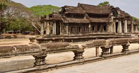 Architecture of ancient temple complex Angkor, Siem Reap Foto stock