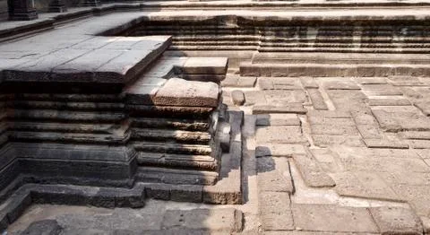 Architecture of ancient temple complex Angkor, Siem Reap Stock-Fotos