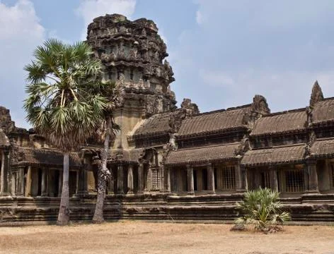 Architecture of ancient temple complex Angkor, Siem Reap Stock-Fotos
