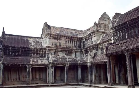 Architecture of ancient temple complex Angkor, Siem Reap Stock-Fotos