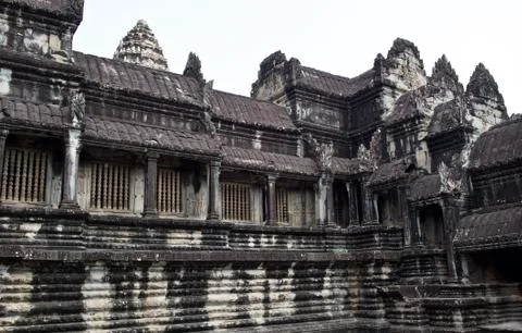 Architecture of ancient temple complex Angkor, Siem Reap Stock-Fotos