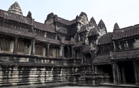 Architecture of ancient temple complex Angkor, Siem Reap Stock-Fotos