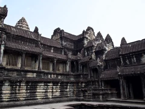 Architecture of ancient temple complex Angkor, Siem Reap Stock-Fotos