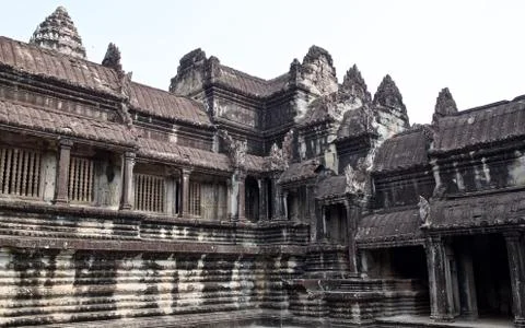 Architecture of ancient temple complex Angkor, Siem Reap Stock-Fotos