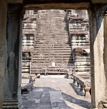 Architecture of ancient temple complex Angkor, Siem Reap 写真素材