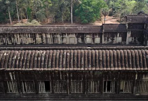 Architecture of ancient temple complex Angkor, Siem Reap Stock-Fotos