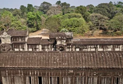 Architecture of ancient temple complex Angkor, Siem Reap Stock-Fotos