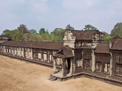 Architecture of ancient temple complex Angkor, Siem Reap Stock-Fotos