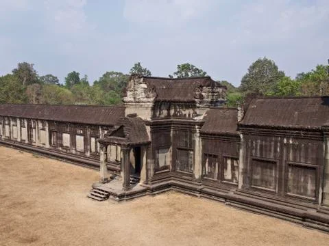 Architecture of ancient temple complex Angkor, Siem Reap Stock-Fotos